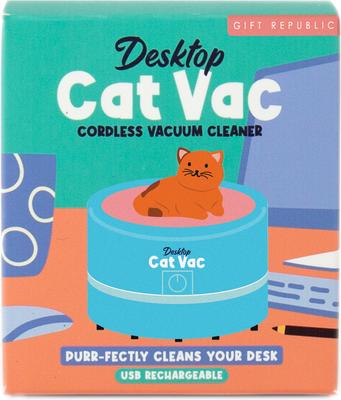 Show full view: Gift Republic Desktop Cat Vac Robot Kit, Multicolor slide 3 of 4