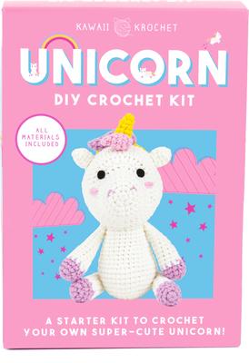 Show full view: Gift Republic Crochet Unicorn Canvas Art, Multicolor slide 2 of 4