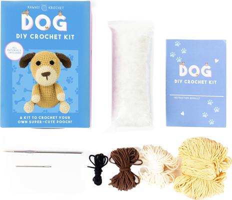 Show full view: Gift Republic Crochet Dog Canvas Art, Multicolor slide 3 of 4