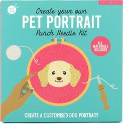 Gift Republic Punch Needle Dog Canvas Art, Multicolor slide 2 of 5