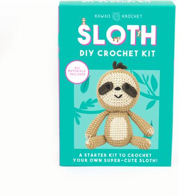 Show full view: Gift Republic Crochet Sloth Canvas Art, Multicolor slide 2 of 4