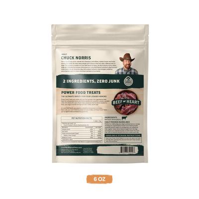 Show full view: Lone Wolf Ranch Power Foods Beef Hearts Freeze-Dried Dog Treats, 6-oz bag slide 3 of 10
