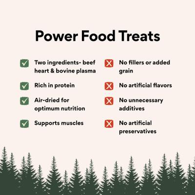 Show full view: Lone Wolf Ranch Power Foods Beef Hearts Freeze-Dried Dog Treats, 6-oz bag slide 5 of 10