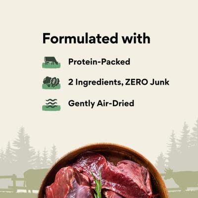 Show full view: Lone Wolf Ranch Power Foods Beef Hearts Freeze-Dried Dog Treats, 6-oz bag slide 4 of 10