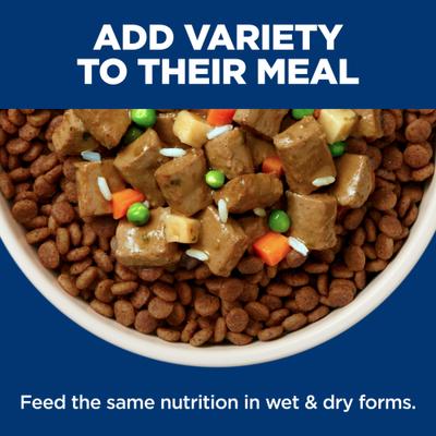 Show full view: Hill's Science Diet Adult Small Breed & Mini Breed Chicken & Barley Entree Wet Dog Food, 5.8-oz can, 24 count slide 8 of 13