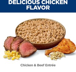 Hill's Science Diet Adult Chicken& Beef Entree Wet Dog Food, 13-oz can, case of 12 slide 2 of 9