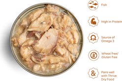 Thrive Ocean Fish Bits in Broth Wet Cat Food, 75-g can, case of 6 slide 2 of 4