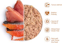 Thrive Tuna & Salmon Bits in Broth Wet Cat Food, 75-g can, case of 12 slide 2 of 4