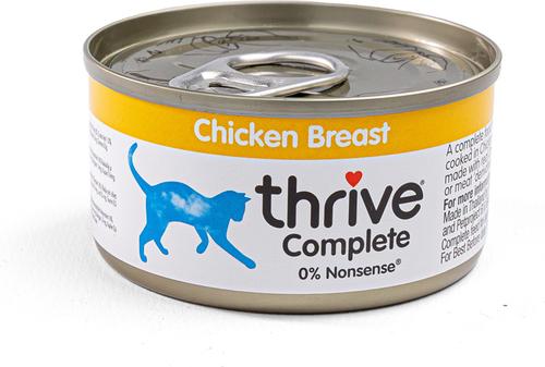Show full view: Thrive Chicken Breast Bits in Broth Wet Cat Food, 75-g can, case of 12 slide 3 of 5