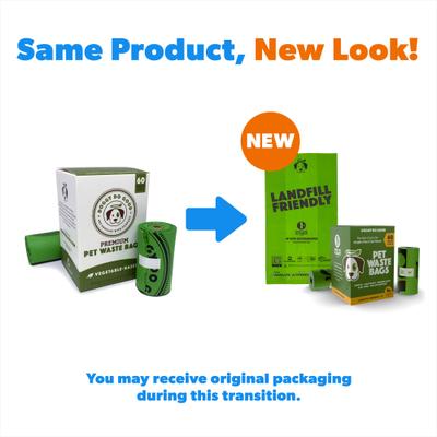 Show full view: Doggy Do Good Landfill-Friendly Premium Dog & Cat Waste Bags, 60 count slide 2 of 10