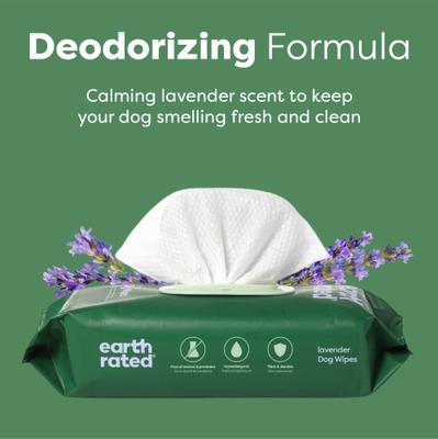 Show full view: Earth Rated Lavender Scented Poop Bags, 120 count + Grooming Dog Wipes, 100 count slide 9 of 9