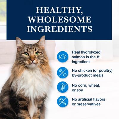 Show full view: Blue Buffalo Natural Veterinary Diet HF Hydrolyzed for Food Intolerance Grain-Free Dry Cat Food, 7-lb bag slide 7 of 13