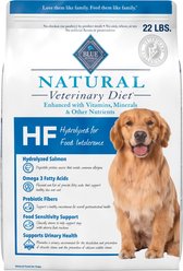 Blue Buffalo Natural Veterinary Diet HF Hydrolyzed for Food Intolerance Grain-Free Dry Dog Food, 22-lb bag