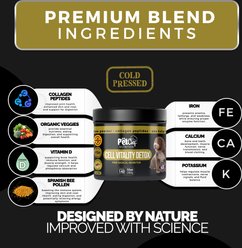 Pet Chef Organic Cell Vitality Detox Roasted Peanut Flavored Soft Chew Immune Support Supplement for Dogs, 10-oz jar, 140 count slide 2 of 9