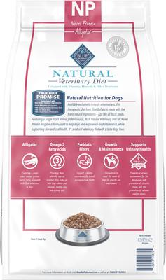 Show full view: Blue Buffalo Natural Veterinary Diet NP Novel Protein Alligator Dry Dog Food, 6-lb bag slide 3 of 12