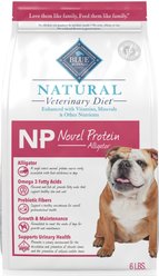 Blue Buffalo Natural Veterinary Diet NP Novel Protein Alligator Dry Dog Food, 6-lb bag