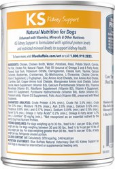 Blue Buffalo Natural Veterinary Diet KS Kidney Support Grain-Free Wet Dog Food, 12.5-oz, case of 12 slide 2 of 9