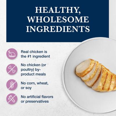 Show full view: Blue Buffalo Natural Veterinary Diet W+U Weight Management + Urinary Care Chicken Wet Cat Food, 5.5-oz can, 24 count slide 5 of 13