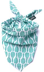 The Paws Tennis Dog Bandana, Green, X-Large