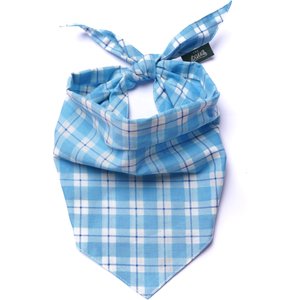 The Paws Bobbie Dog & Cat Bandana, Blue, Medium