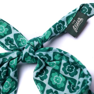 Show full view: The Paws Shamrock Dog Bandana, Green, Large slide 5 of 6