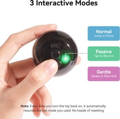 Cheerble Wicked Ball Air ETPU Waterproof Motion Active Automatic Interactive Dog Ball, Orange slide 2 of 9