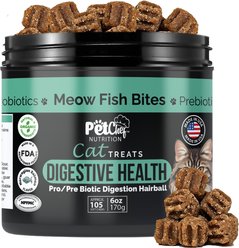 Pet Chef Probiotics Holistic Kidney & Bladder Salmon Flavored with Carnberry Flavored Soft Chew Urinary Support Supplement for Cats, 6-oz jar