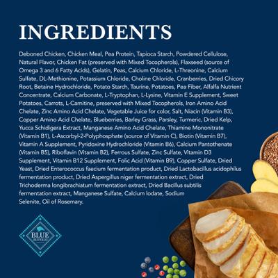 Show full view: Blue Buffalo Natural Veterinary Diet W+U Weight Management + Urinary Care Grain-Free Dry Cat Food, 16-lb bag slide 6 of 13