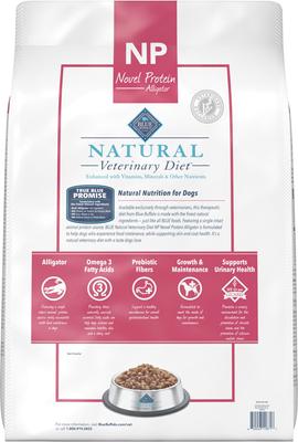 Show full view: Blue Buffalo Natural Veterinary Diet NP Novel Protein Alligator Dry Dog Food, 22-lb bag slide 3 of 12