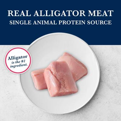 Show full view: Blue Buffalo Natural Veterinary Diet NP Novel Protein Alligator Grain-Free Dry Cat Food, 7-lb bag slide 5 of 12