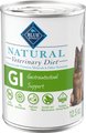 Blue Buffalo Natural Veterinary Diet Gastrointestinal Support Chicken Wet Dog Food, 12.5-oz can, 12 count