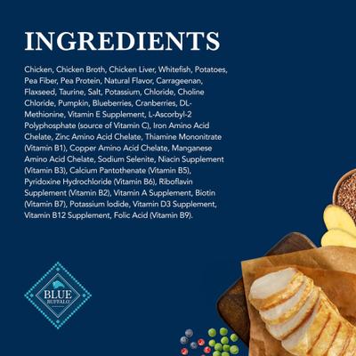 Show full view: Blue Buffalo Natural Veterinary Diet GI Gastrointestinal Support Chicken Wet Cat Food, 5.5-oz can, 24 count slide 6 of 13