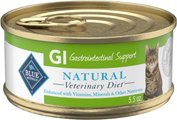 Blue Buffalo Natural Veterinary Diet GI Gastrointestinal Support Chicken Wet Cat Food, 5.5-oz can, 24 count