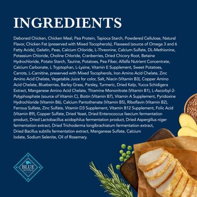 Show full view: Blue Buffalo Natural Veterinary Diet W+U Weight Management + Urinary Care Grain-Free Dry Cat Food, 6.5-lb bag slide 6 of 13