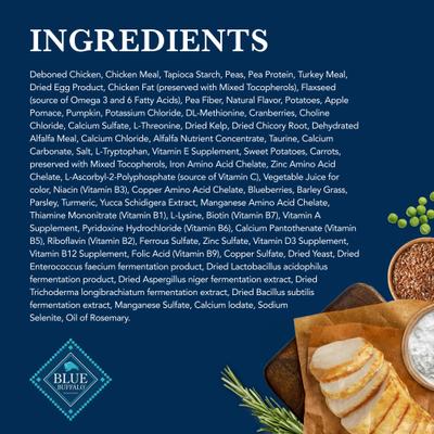 Show full view: Blue Buffalo Natural Veterinary Diet GI Gastrointestinal Support Grain-Free Dry Cat Food, 7-lb bag slide 6 of 13