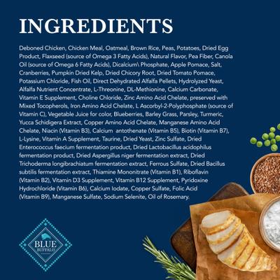 Show full view: Blue Buffalo Natural Veterinary Diet GI Gastrointestinal Support Dry Dog Food, 22-lb bag slide 6 of 13