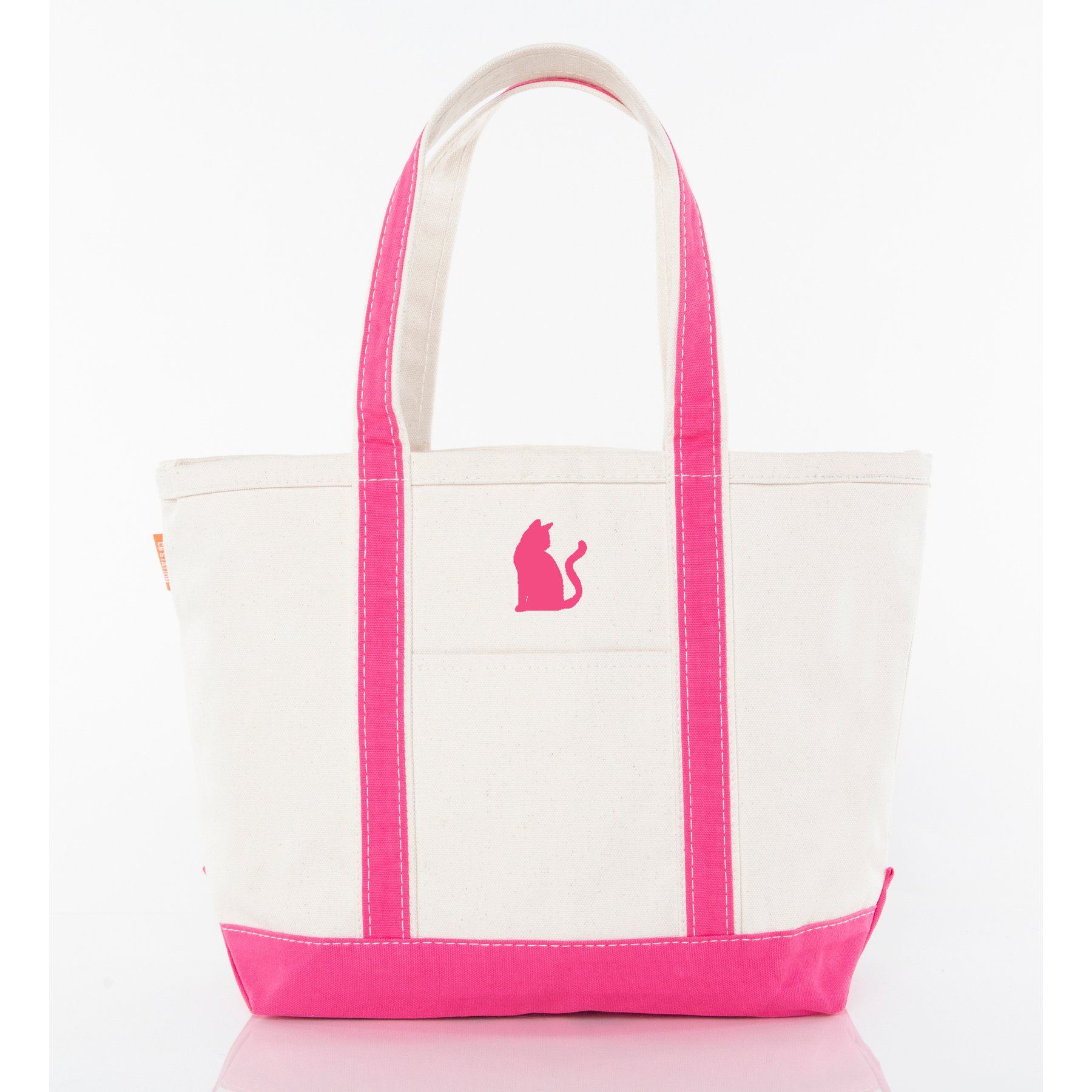 CB Station Classic Tote Bag, Hot Pink, Medium, Cat