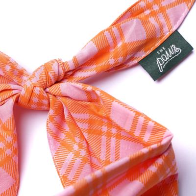 Show full view: The Paws Stevie Dog Bandana, Orange, Large slide 5 of 6