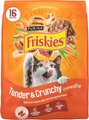 Friskies Tender & Crunchy Combo Dry Cat Food, 16-lb bag