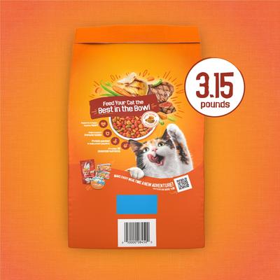 Show full view: Friskies Tender & Crunchy Combo Dry Cat Food, 3.15-lb bag slide 5 of 12