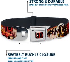 Buckle-Down Marvel Comics Deadpool Dynamite Chimichanga Dog Collar, Small: 13 to 17-in neck, 1.5-in wide slide 2 of 8