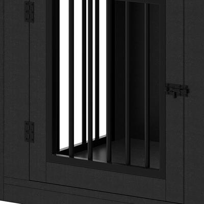 Show full view: Yitahome Indoor Console Furniture Hard Sided Dog Crate with Divider & Dual Drawers, 60.2 inch, Black slide 8 of 9