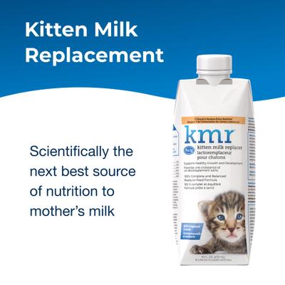 Show full view: PetAg KMR Kitten Milk Replacer Liquid Supplement, 16-fl oz slide 4 of 10