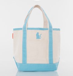 CB Station Personalized Handy Open Tote Bag, Baby Blue slide 1 of 2