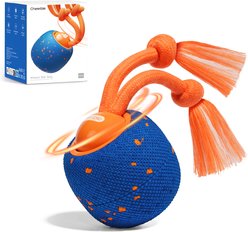 Cheerble Wicked Ball Rolly Automatic Rotating Dog Toy, Blue slide 1 of 9