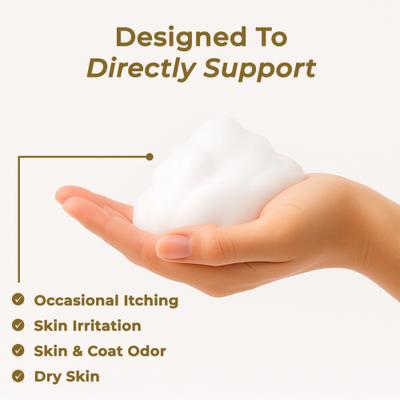 Show full view: PetScy Keto Skin Relief Dog & Cat Mousse, 7-fl oz bottle slide 4 of 5