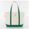 Show in main carousel: CB Station Personalized Classic Tote Bag, Emerald, Medium, Horseshoe slide 1 of 3