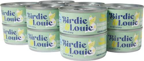 Show full view: Birdie & Louie Tuna Flavored Chunks in Gravy Canned Cat Food, 3-oz, case of 12 slide 4 of 7