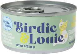Birdie & Louie Tuna Flavored Chunks in Gravy Canned Cat Food, 3-oz, case of 12