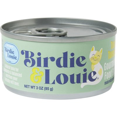 Birdie & Louie Birdie & Louie Tuna Tuesday, Tuna Flakes in Broth Canned Cat Food, 3-oz, case of 12